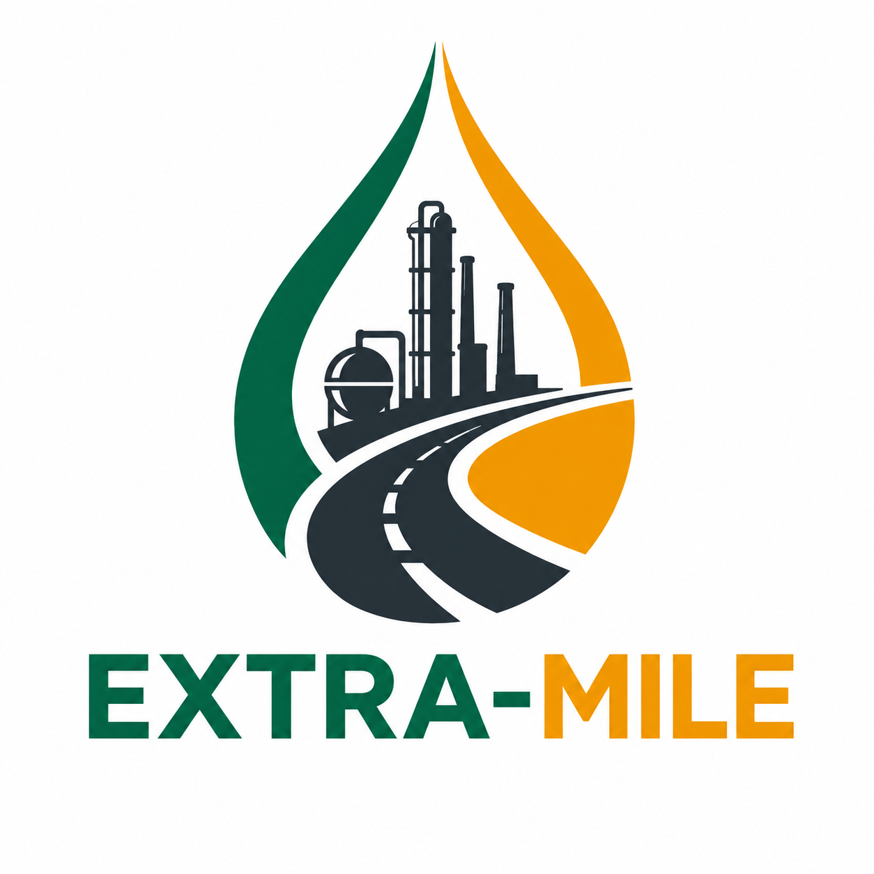 Extra-Mile Oil simplified logo